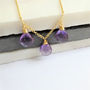 Purple Amethyst Necklace, thumbnail 5 of 5