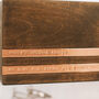 Personalised Wooden Anniversary Cufflink/Trinket Box, thumbnail 9 of 9