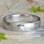 Star Set Diamond Wedding Band In Solid Platinum, thumbnail 4 of 4