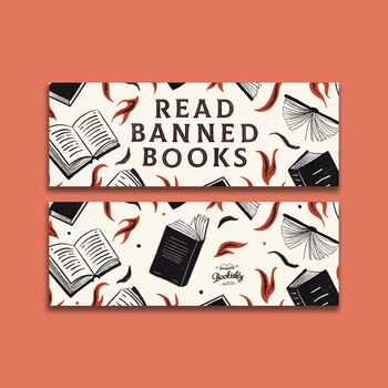 Read Banned Books Literary Bookmark, 2 of 4