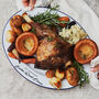 Personalised Roast Dinner Enamel Serving Platter, thumbnail 2 of 3
