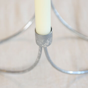 Silver Candle Holder Centrepiece, 4 of 4