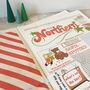 Northern Star Christmas Newspaper Wrapping Paper, thumbnail 3 of 5