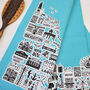 Brighton Illustrated Colourful Tea Towel, thumbnail 6 of 10