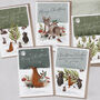 Woodland Animals Christmas Card Pack, thumbnail 1 of 6