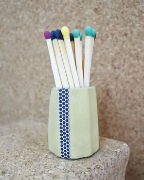 Sustainable Concrete Match Stick Holder And Matchsticks, 7 of 10