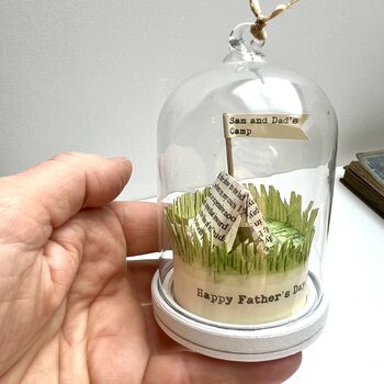 Handmade Personalised Nature Poetry Tent Dome, 2 of 7