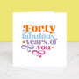 70 Years Of Fabulous You 70th Birthday Card, thumbnail 5 of 7
