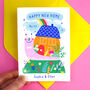 New Home Fun Snail Greeting Card, thumbnail 1 of 7