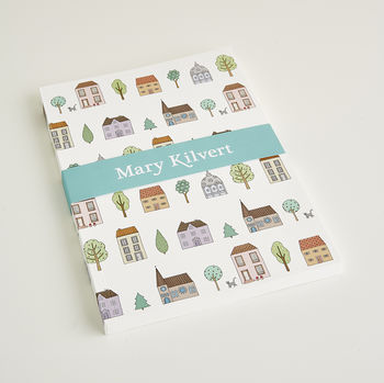 Town Houses Notebook In A5 Size, 3 of 4