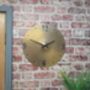 Real Cymbal Clock 14' Inch, thumbnail 3 of 5