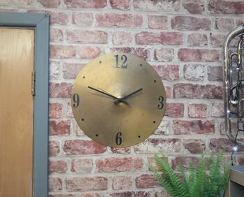 Real Cymbal Clock 14' Inch, 3 of 5