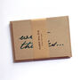 Set Of 12 With Thanks Thank You Postcard Note Cards, thumbnail 2 of 8