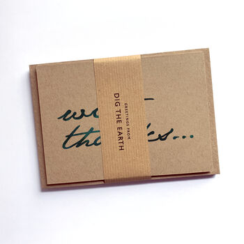 Set Of 12 With Thanks Thank You Postcard Note Cards, 2 of 8