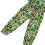 Grisl Cotton Pyjama Set Lazy Leopard / Jungle Print, thumbnail 5 of 7