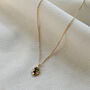 18k Gold Molten Moss Pendant Necklace, thumbnail 1 of 2