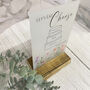 Floral Personalised Cheese Cake Sign Opaque Weddings Parties, thumbnail 8 of 9