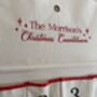 Custom Embroidered Family Christmas Advent Calendar Countdown, thumbnail 3 of 3