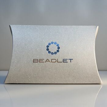 Men's Aston Villa Football Fan Tiger's Eye Bracelet, 7 of 7