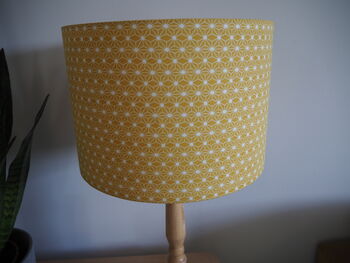 Geometric Mustard Lampshade, 5 of 7