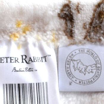 Personalised Peter Rabbit Soft Baby Blanket, 3 of 8