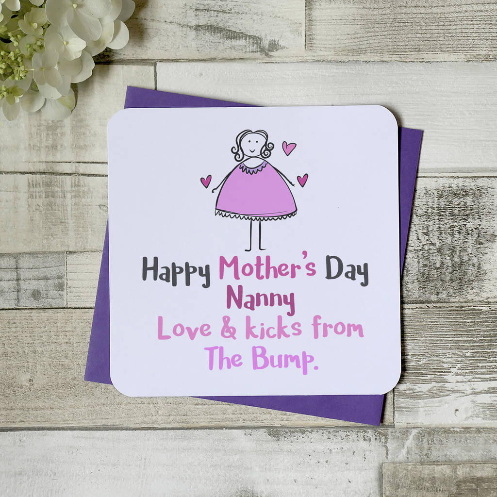 happy mothers day nana from bump