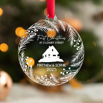 New Home Christmas Ornament, Our First Home Decoration, 7 of 9