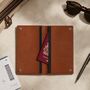 Personalised Pebble Grain Leather Travel Wallet Father's Day Gift For Him, thumbnail 4 of 11
