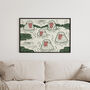 Snow Monkey Wall Art | Japanese Zen Bathroom Print, thumbnail 4 of 9