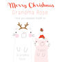 Merry Christmas Family Christmas Cat Card, thumbnail 2 of 3