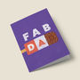 'Fab Dad' Fathers Day Card, thumbnail 3 of 4