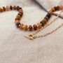 Indian Agate Beaded Necklace, thumbnail 4 of 5