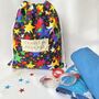 Personalised Swim Bag, Waterproof Lined Drawstring Bag, thumbnail 1 of 12
