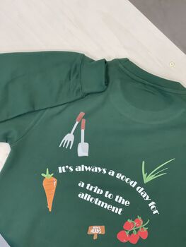 Personalised Allotment Sweatshirt, 4 of 4