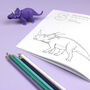 Abc Dinosaur Colouring Book, thumbnail 7 of 8