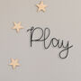 Childs Bedroom Decor Read Play Learn Signs, thumbnail 5 of 6