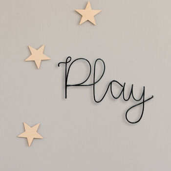 Childs Bedroom Decor Read Play Learn Signs, 5 of 6