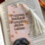 Autumn Themed Personalised Pet Bookmark, thumbnail 1 of 10