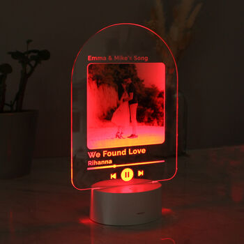 Personalised Our Song LED Light, 6 of 11