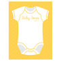 Baby Grow Personalised Baby Shower Guest Book Print, thumbnail 2 of 5