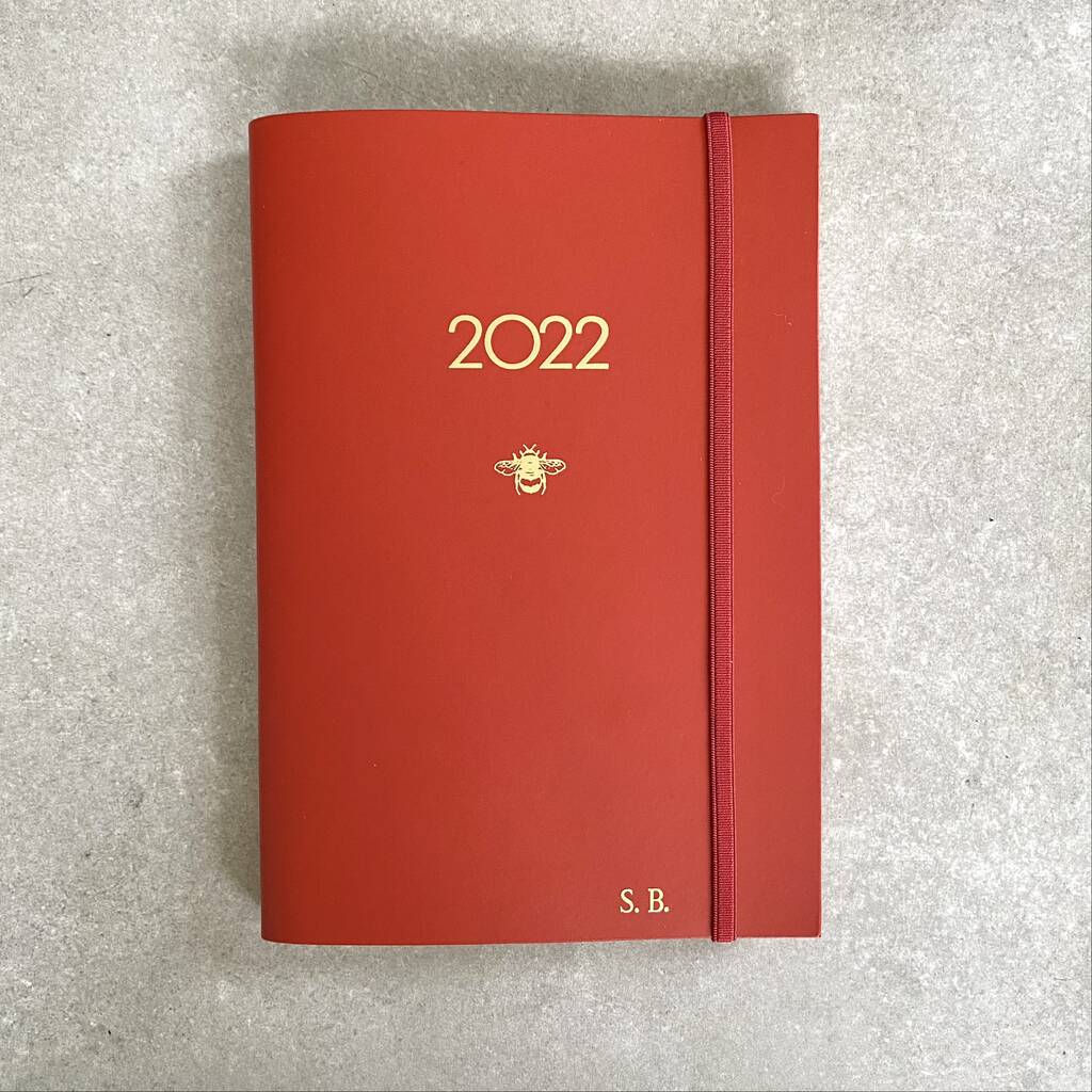 2021 A5 Bee Diary With Free Initials, 1 of 4