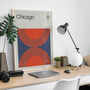 Chicago City Travel Print, thumbnail 3 of 4