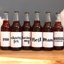 Personalised Cheers Best Man Beer Labels, thumbnail 3 of 6