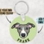 Whippet Dog Keyring, thumbnail 3 of 6