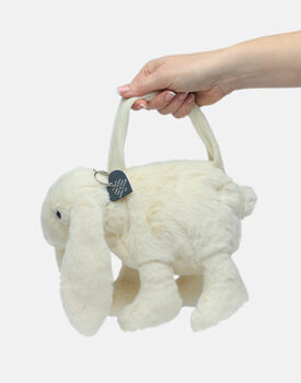 Cream Bunny Scarf And Matching Bag, Gift Hamper, 4 of 6