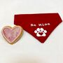 Valentines 'Be Mine' Bandana For Girl Or Boy Dogs, thumbnail 1 of 5