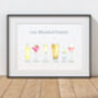 Personalised Family Drinks Print, thumbnail 8 of 9