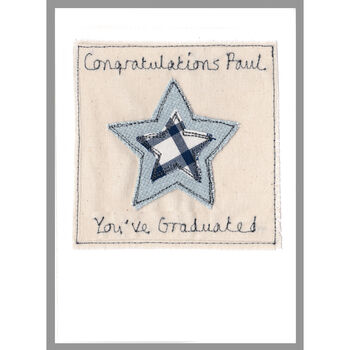 Personalised Embroidered Congratulations Card For Any Occasion, 12 of 12