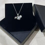 Sterling Silver Heart Charms Necklace, thumbnail 3 of 7