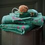 Les Fleurs Green Pack Of Three Towels, thumbnail 2 of 2